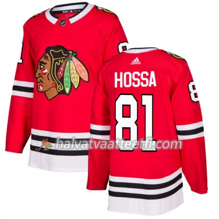Miesten NHL Chicago Blackhawks Pelipaita Marian Hossa 81 Adidas 2017-2018 Punainen Authentic Miesten NHL Chicago Blackhawks Pelipaita Marian Hossa 81 Adidas 2017-2018 Punainen Authentic